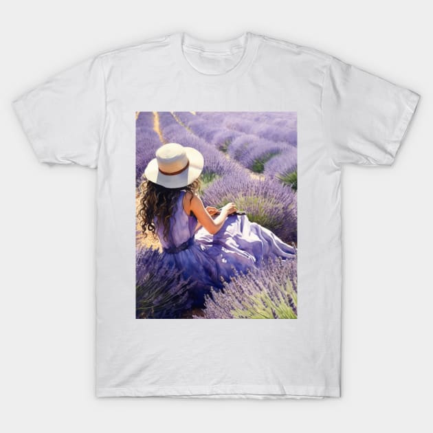 Lavender Fields T-Shirt by Puts Group